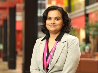 Head and shoulders photo of Dr. Ashirbani Saha, smiling